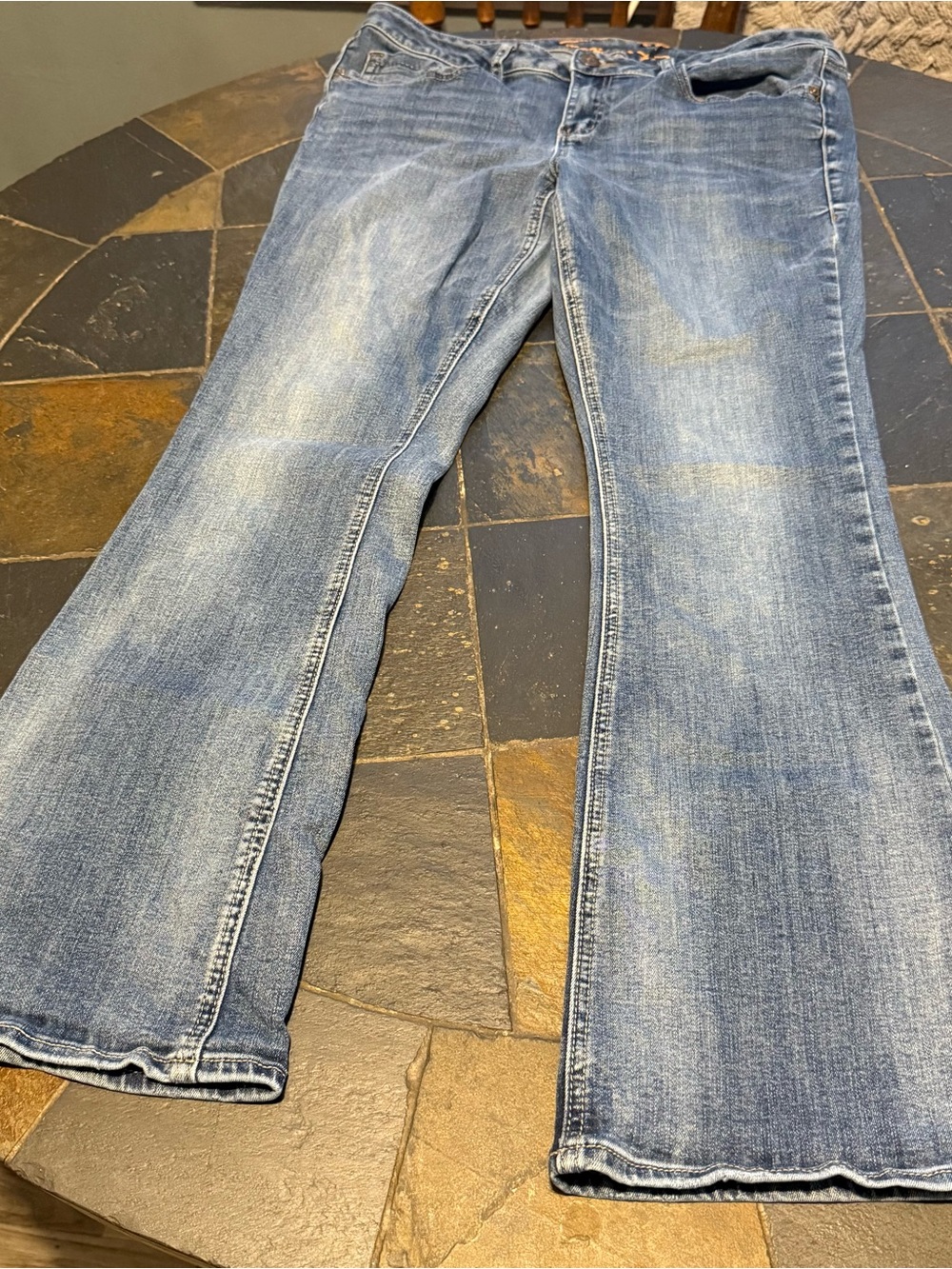 Seven7 Medium Wash Flare Jeans